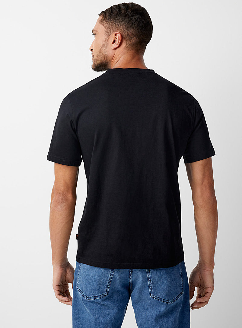 BOSS TEEART COLOURFUL LOGO T-SHIRT BLACK