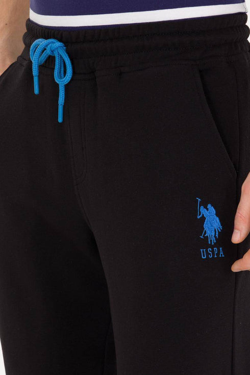 USPA Men's Black Sweatpants