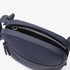 LACOSTE Men's Coated Canvas Small Flat Crossbody Bag Navy