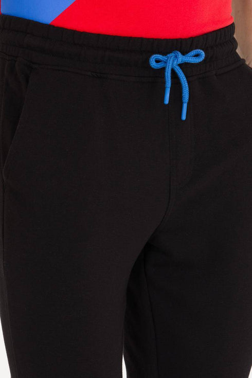 USPA MEN'S BLACK JOGGER TROUSERS