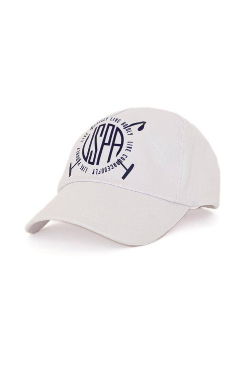 USPA MEN'S WHITE CAP