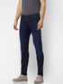 JACK & JONES BLUE MID RISE GLENN SLIM FIT JEANS