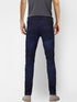 JACK & JONES BLUE MID RISE GLENN SLIM FIT JEANS