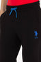 USPA MEN'S BLACK JOGGER TROUSERS