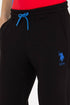 USPA MEN'S BLACK JOGGER TROUSERS