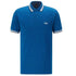 HUGO BOSS MEN'S REGULAR FIT ORGANIC COTTON POLO SHIRT WITH CONTRAST LOGO DETAILS