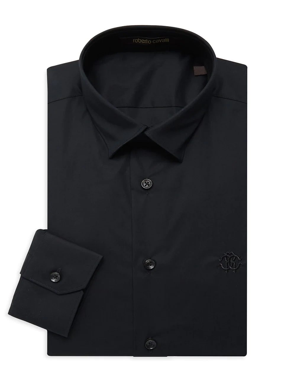 ROBERTO CAVALLI BLACK FORMEL SHIRT