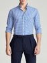 RALPH LAUREN GINGHAM CHECK BLUE