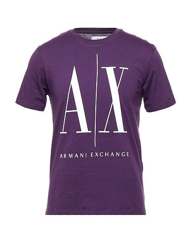 A X ARMANI EXCHANGE PRINTED CREW NECK TEES