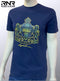 RALPH LAUREN CREW NECK PRINTED T-SHIRT - BLUE