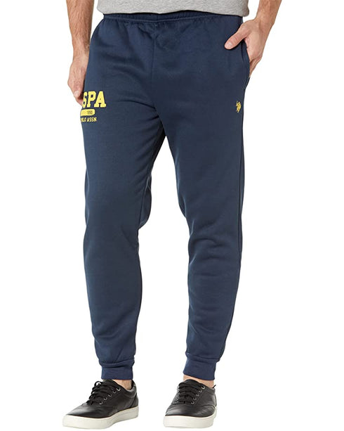 USPA PRINTED LOGO JOGGER TROUSER NAVY BLUE