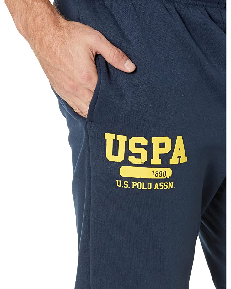 USPA PRINTED LOGO JOGGER TROUSER NAVY BLUE