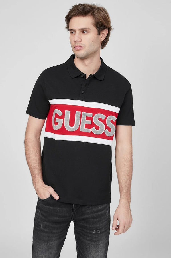 GUESS FRONT WRITTEN LOGO POLO