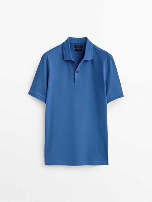 MASSIMO DUTTI POLO BLUE
