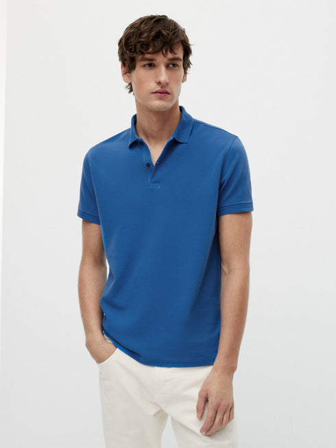 MASSIMO DUTTI POLO BLUE