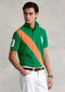 RALPH LAUREN BIG PONY MESH GREEN POLO SHIRT CLASSIC FIT
