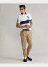 RALPH LAUREN BIG PONY WHITE MESH POLO SHIRT CLASSIC FIT