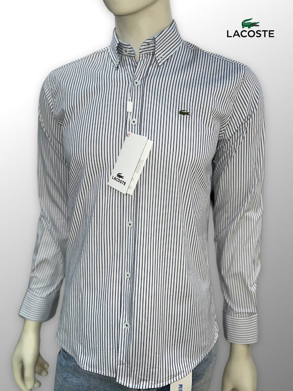 LACOSTE STRIPE WHITE