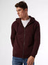 BURTON LONDON REGULAR FIT ZIP THROUGH HOODIE