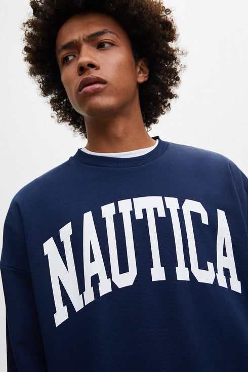 NAUTICA SWEATSHIRT IN NAVY PULL&BEAR