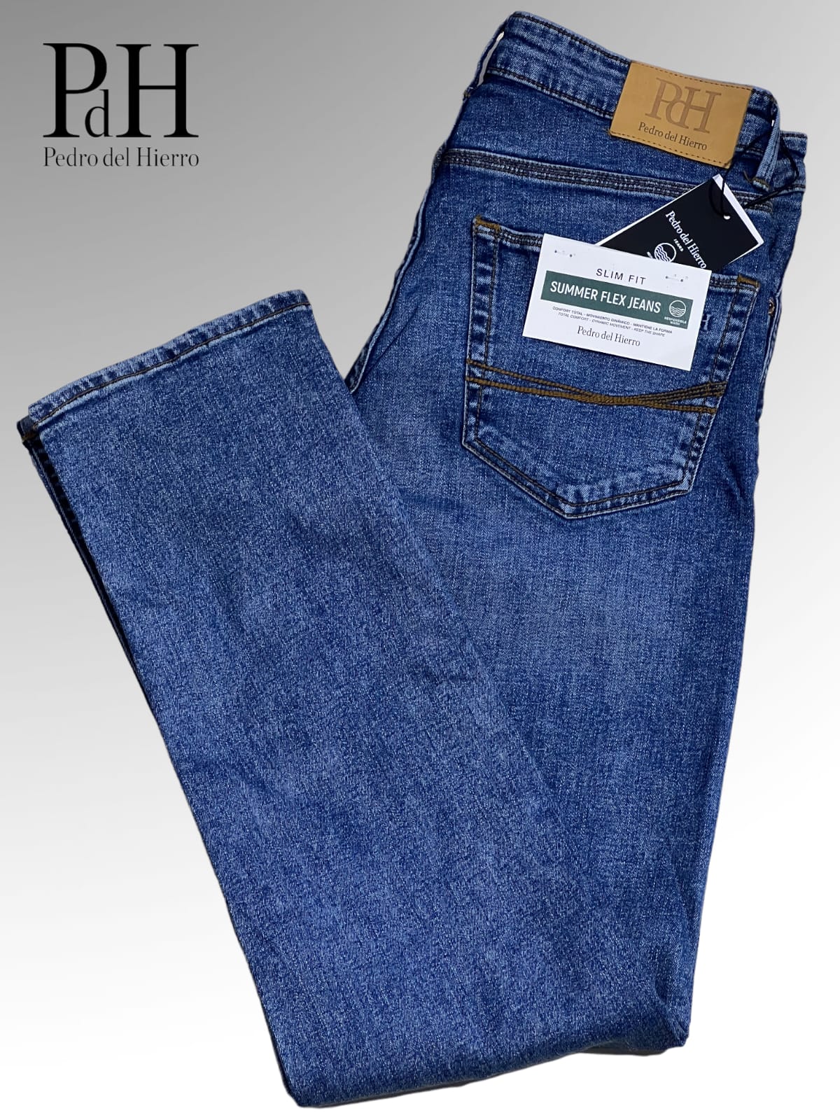 PEDRO DEL HIERRO MID BLUE SLIM FIT DENIM