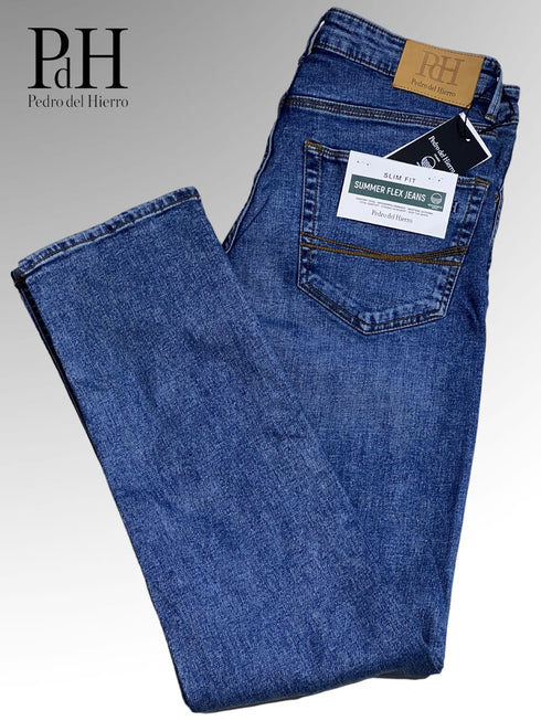 PEDRO DEL HIERRO MID BLUE SLIM FIT DENIM