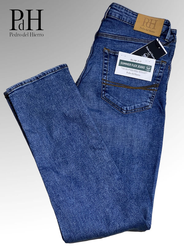 PEDRO DEL HIERRO MID BLUE SLIM FIT DENIM