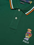 RALPH LAUREN BEAR CUSTOM SLIM FIT POLO T-SHIRT - GREEN