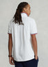 RALPH LAUREN BEAR CUSTOM SLIM FIT POLO T-SHIRT - WHITE
