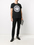 BALMAIN BLACK COIN LOGO T-SHIRT