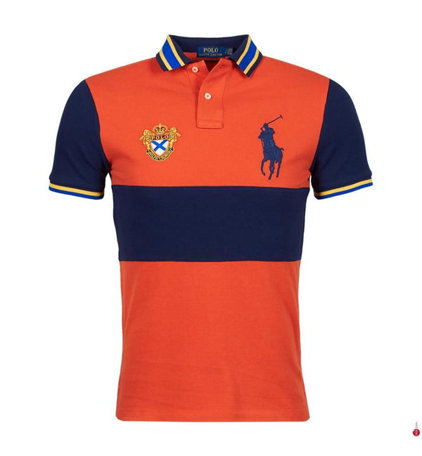 RALPH LAUREN CLASSIC FIT BIG PONY ORANGE POLO