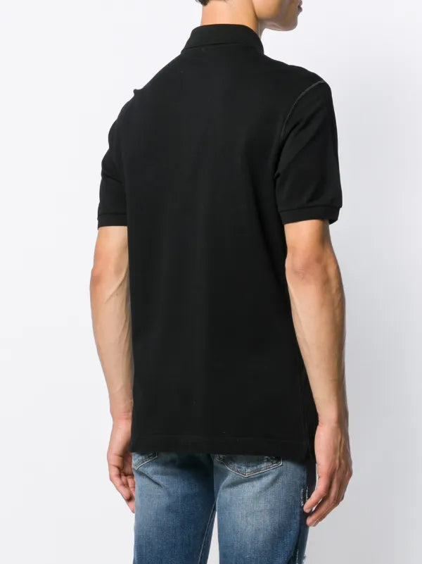 Dolce & Gabbana Pique Polo black