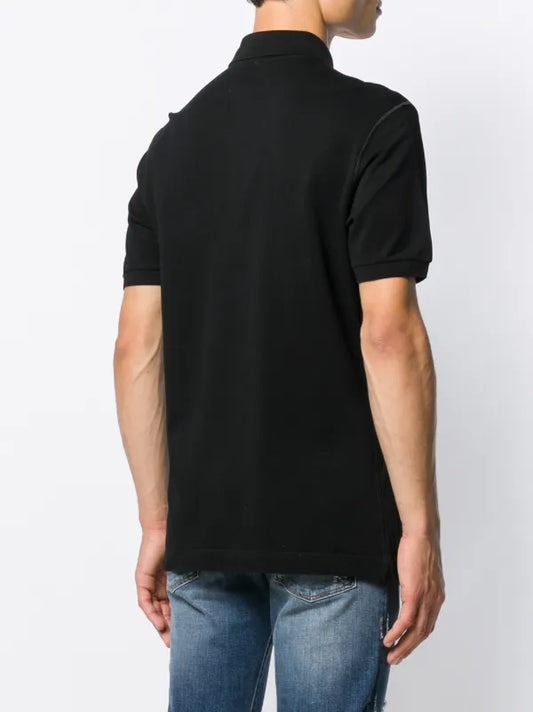 Dolce & Gabbana Pique Polo black