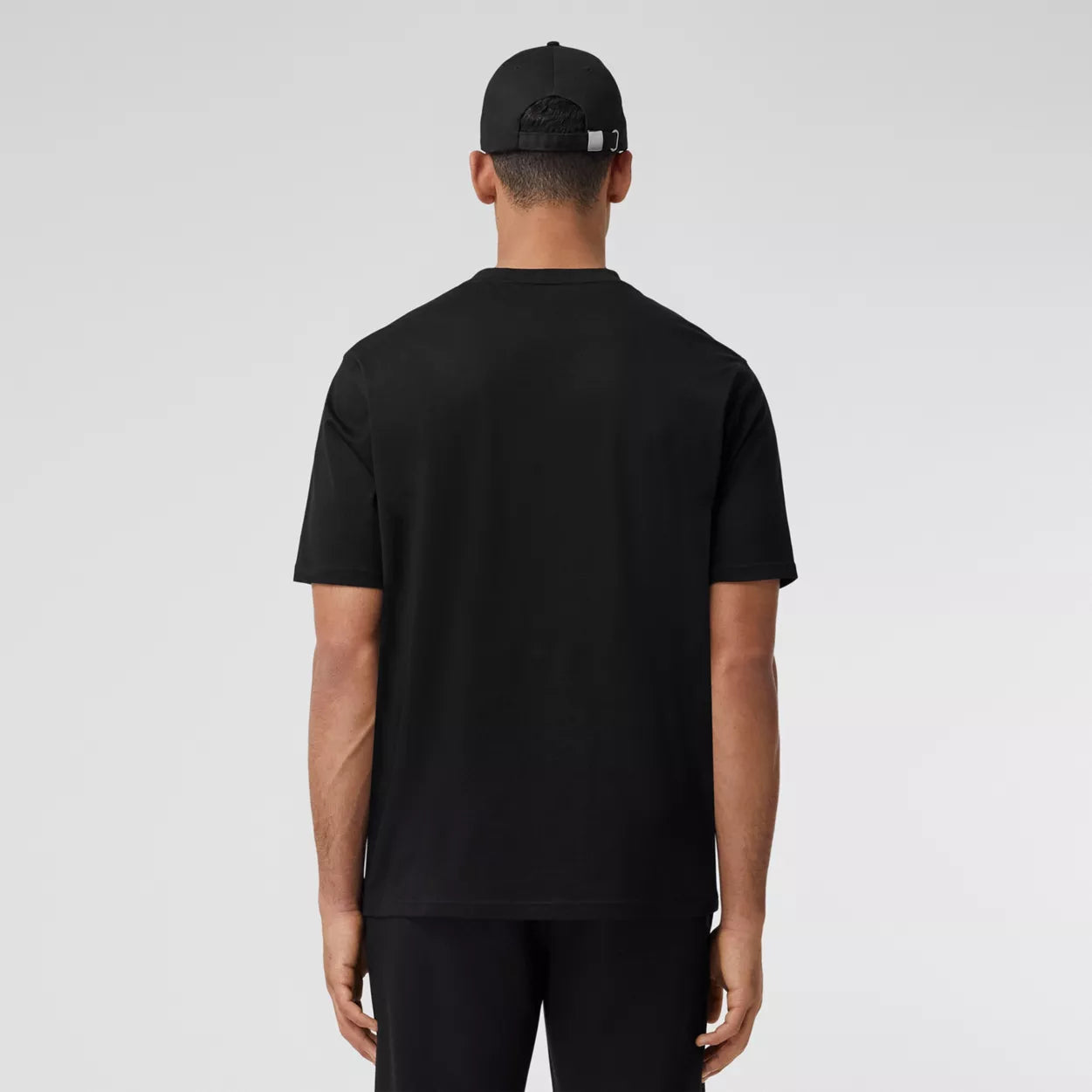 BURBERRY LOGO PRINT COTTON T-SHIRT