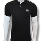 Balmain Leather Patch Logo Polo