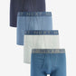 NEXT 4 pack A-Front Cotton Rich Boxers