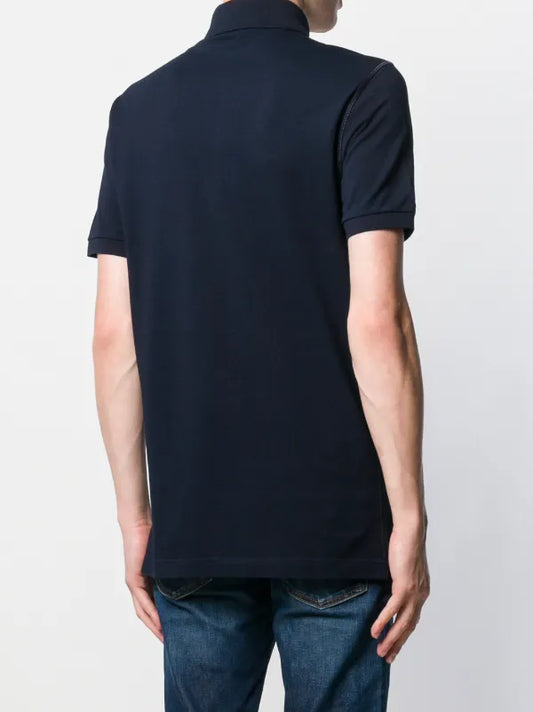 Dolce & Gabbana Pique Polo Navy blue