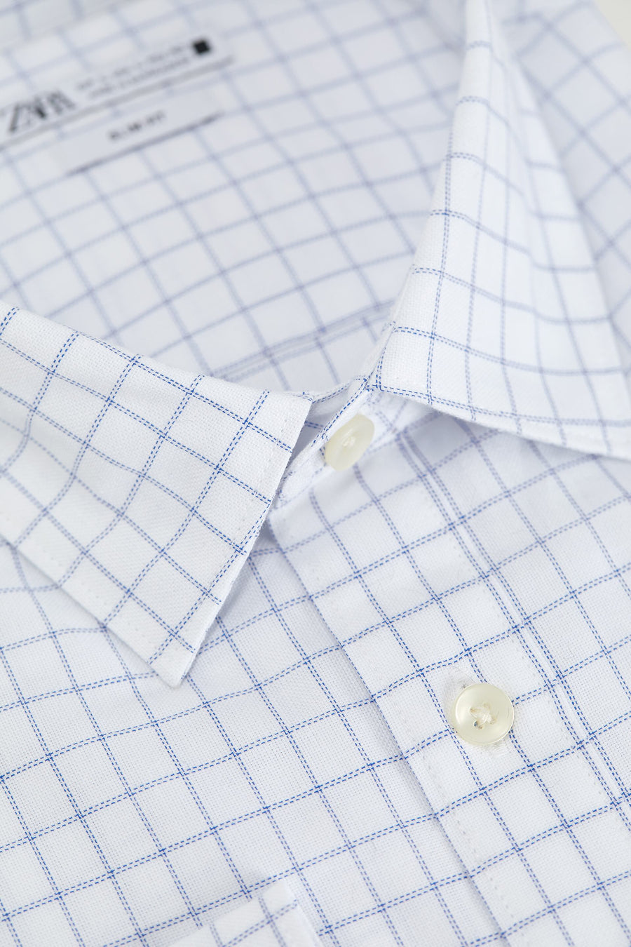 ZARA SLIM FIT CHECK SHIRT