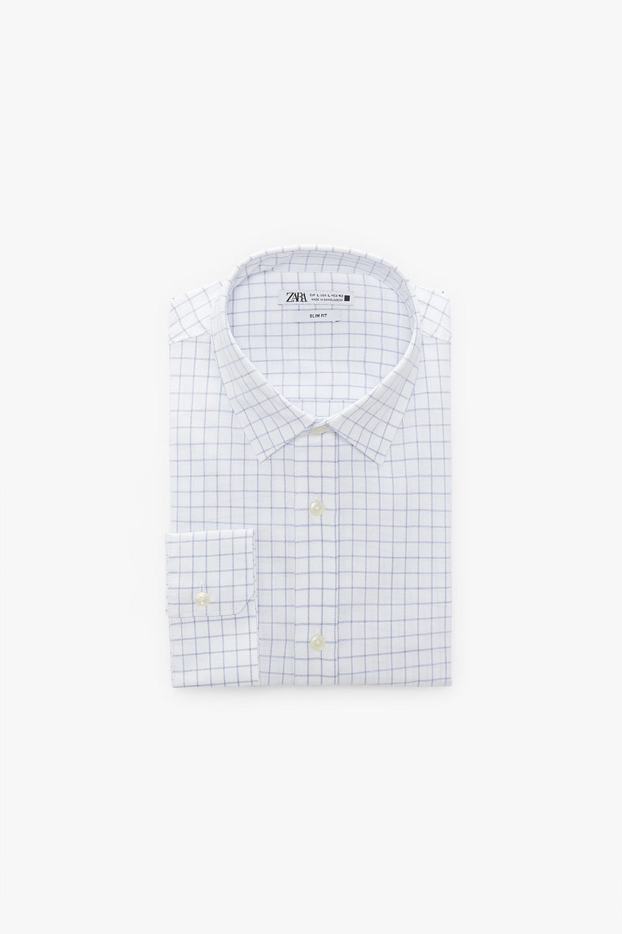 ZARA SLIM FIT CHECK SHIRT