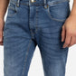 Jean Pascale Washed Effect Blue Jeans
