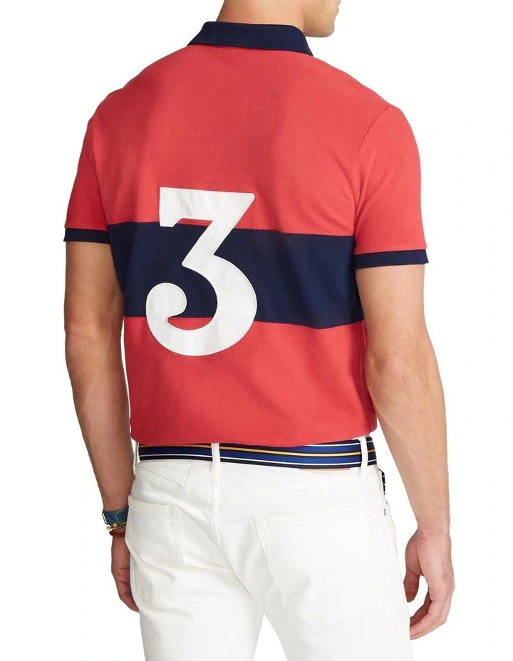 RALPH LAUREN MESH POLO CUSTOM SLIM FIT