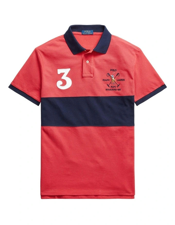 RALPH LAUREN MESH POLO CUSTOM SLIM FIT