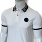 Balmain Printed Collar Patch Logo Polo