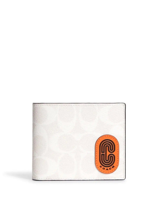 COACH 3 IN 1 WALLET IN COLORBLOCK SIGNATURE CANVAS WITH COACH PATCH