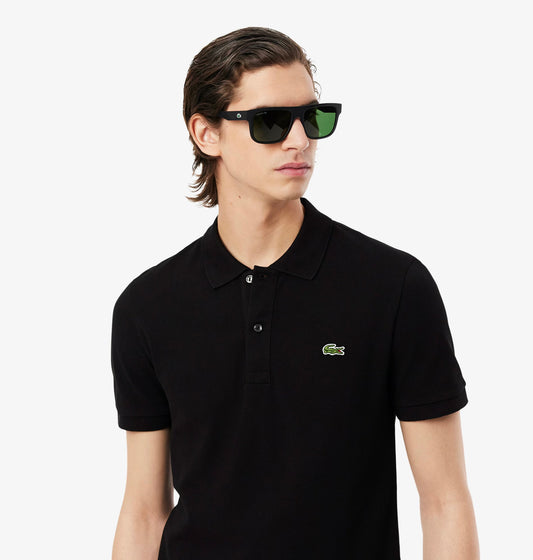 Lacoste Classic Fit Piqué Polo Shirt Black