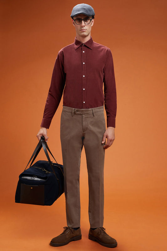 Doppel Ganger Men's classic twill chinos in a perfect fit