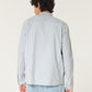 Hollister LONG-SLEEVE OXFORD SHIRT Teal Gray Stripe