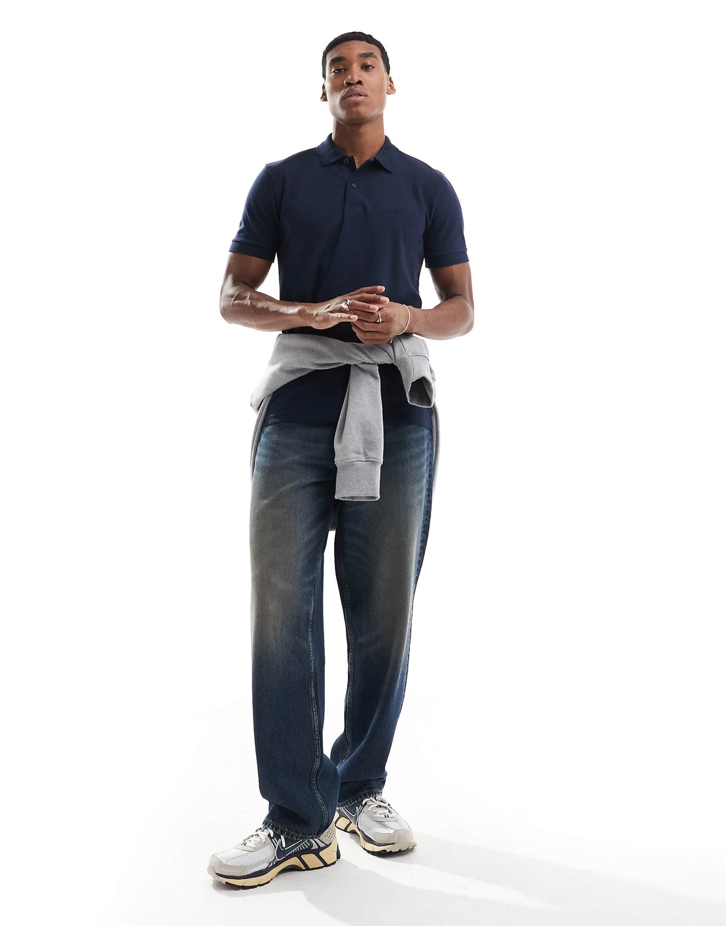 HOLLISTER ICON POLO NAVY BLUE