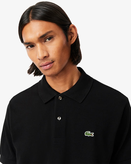Lacoste Classic Fit Piqué Polo Shirt Black