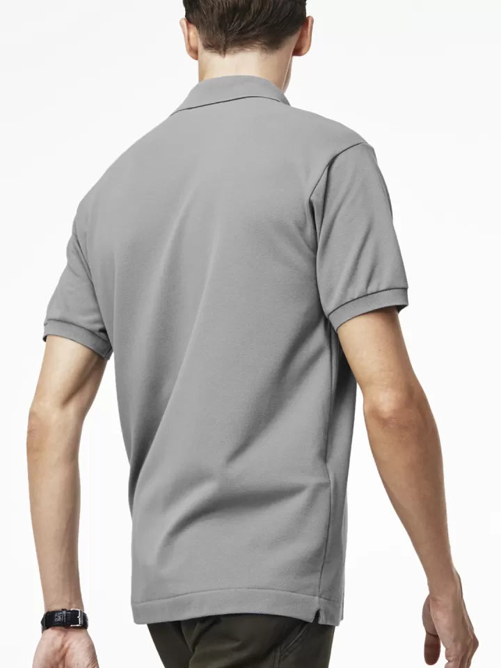 Lacoste Classic Fit Piqué Polo Shirt Grey